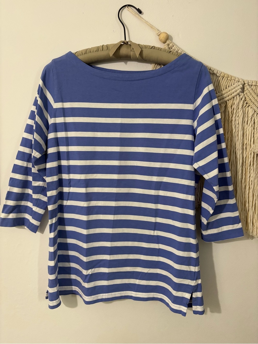 L.L. Bean Periwinkle Blue Crewneck Tee